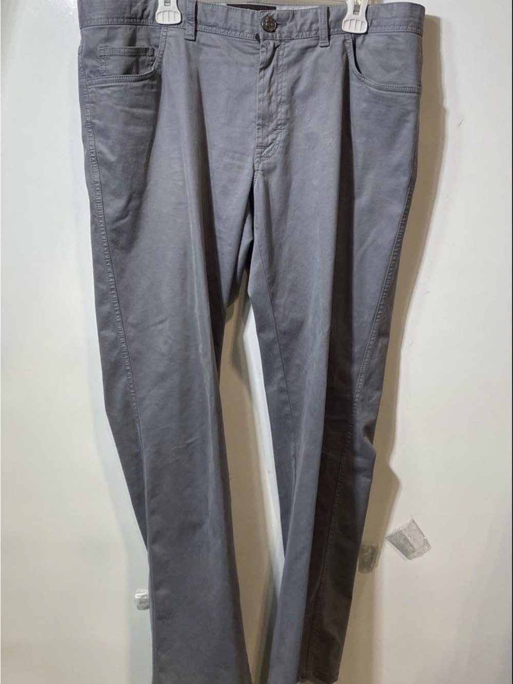 Brioni Gray Pants Straight Fit